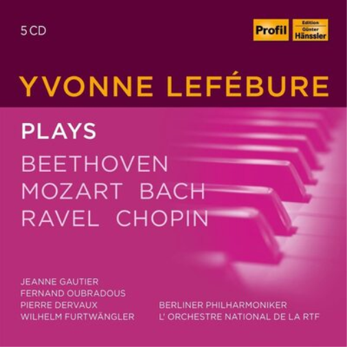 Yvonne Lefébure Plays Beethoven/Mozart/Bach/Ravel/Chopin