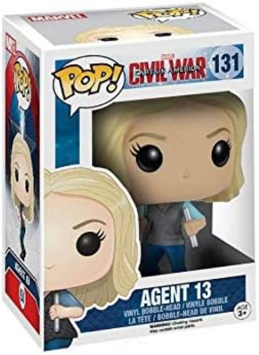 Funko Pop! - Bobble: Marvel: Captain America CW: Agent 13 (7232)