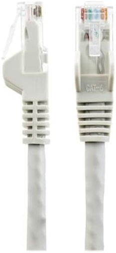 StarTech.com 5m CAT6 Ethernet Cable - LSZH (Low Smoke Zero Halogen) - 10 Gigabit 650MHz 100W PoE RJ45 UTP Network Patch Cord Snagless with Strain Relief - Grey, CAT 6, ETL Verified (N6LPATCH5MGR