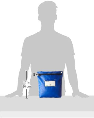 Versapak CCB1_BLS Medium Secure Cash Bag - Blue