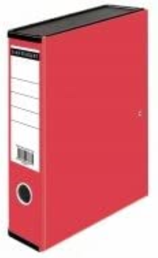 Eastlight Premier Box File - Color: Red