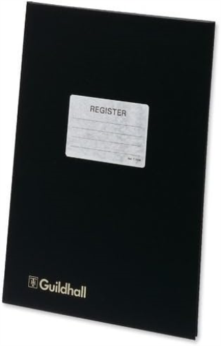 Guildhall T1030 - Libro de registro de presencia (24 entradas, 298 x 203 mm