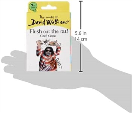 The World of David Walliams 6855 Flush Out The Rat Card Game