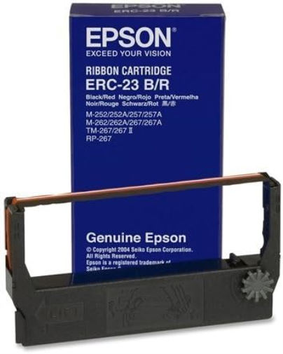 Epson ERC 23B, Print Ribbon, 1 x Black, Genuine